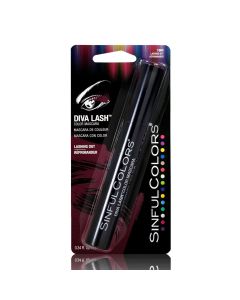 SinfulColors Diva Lash Color Mascara in Lashing Out, Metallic Burgundy Mascara"