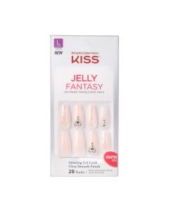 KISS Jelly Fantasy Sculpted Gel Nails, 'Jelly Juice', 28 Count"