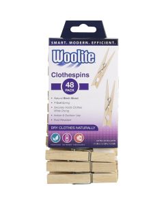 Woolite Classic Clothspins , 48CT