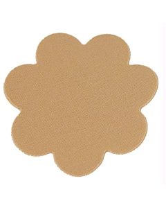 Braza Petal Tops Reusable Silicone Adhesive Nipple Covers - 1 Pair: Beige