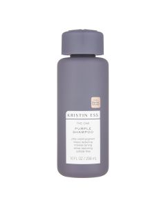 Kristin Ess Hair Purple Shampoo for Blonde, Brunette, Silver + Grey Hair, Anti Brass + Yellow Tones, Sulfate Free Toning Shampoo, 10oz"