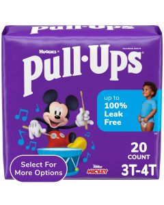 Pull-Ups Boys' Potty Training Pants, 3T-4T (32-40 lbs), 20 Count (Select for More Options)"