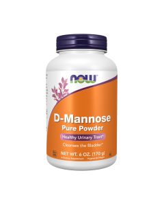 NOW Supplements, D-Mannose Powder, Non-GMO Project Verified, Healthy Urinary Tract*, 6-Ounce"