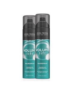 John Frieda Hairspray Volume Lift, for Fine or Flat Hair, Safe for Colour-Treated Hair, Volumizing Hair Nourishing Spray with Air-Silk Technology, 10