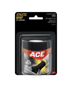 ACE Brand Black Athletic Wrap 909030, 3 in x 5 yd (76.2 mm x 4.57 m)"