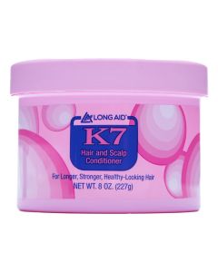 Ampro Long-Aid K7 Hair and Scalp Conditioner, Paraben Free, 8 oz"