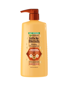 Garnier Whole Blends Honey Treasures Repairing Conditioner with Royal Jelly Honey, 26.6 fl oz"