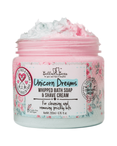 Bella and Bear - Unicorn Dreams 3 in 1 - Whipped Bath Soap & Shave Cream - Body - Vegan - 6.7oz