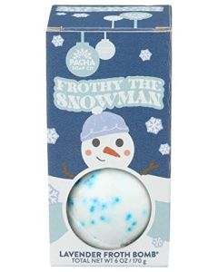 PACHA SOAP Frothy the Snowman Froth Bomb 2 Pack, 6 OZ