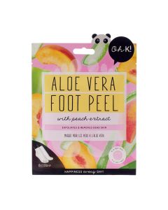 Oh K! Exfoliating Aloe Foot Peel Mask - 1.35 Fl Oz