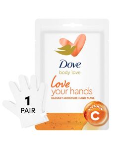 Dove Beauty Body Love Radiant Moisture Hand Mask - 1 Pair