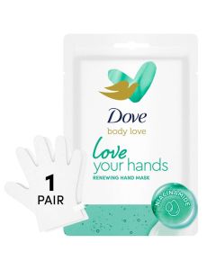 Dove Beauty Body Love Renewing Hand Mask - 1 Pair