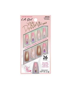 L.a. Girl Xtra Drama Fake Nails - Mani-Fest - 26pc