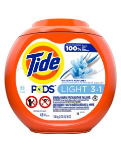 Tide Pods Laundry Detergent - Light - 42ct