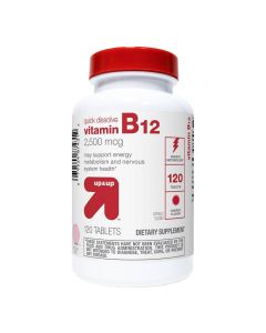 Vitamin B12 2500mcg Quick Dissolve Tablets - Cherry Flavor - 120ct - up & up™