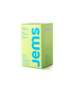 Jems Ultra Thin Natural Latex and 100% Silicone Lubricated Standard Fit Condoms- 24 Pk