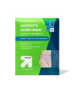 Incontinence Underwear for Women - Unscented - Maximum Absorbency - L - 18ct - up & up™