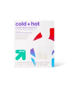 Cold & Hot Medicated Extra Strength Patches - 5ct - up & up™