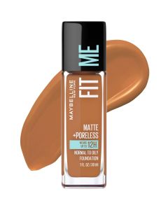 Maybelline Fit Me Matte + Poreless Liquid Foundation Makeup, 356 Warm Coconut, 1 fl oz"