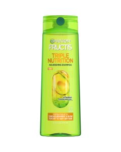 Garnier Fructis Triple Nutrition Cleansing Shampoo, Dry to Very Dry Hair, 12.5 fl oz"