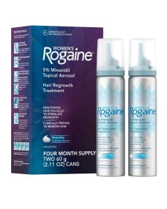 Women's Rogaine 5% Minoxidil Foam, Unscented, 4-Month Supply"