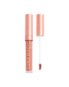 Luna Magic High-Shine Liquid Nude Lip Gloss, Sister, Nude"