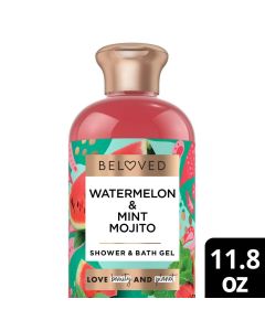 Beloved Watermelon & Mint Mojito Vegan Shower & Bath Gel - 11.8 fl oz