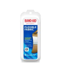 Band-Aid Brand Flexible Fabric Adhesive Bandages, All One Size, 8 Ct"