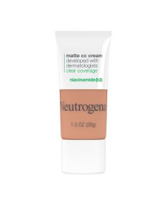 Neutrogena Clear Coverage Flawless Matte CC Cream, Fawn, 1 oz"