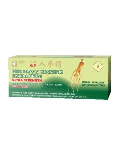 Prince of Peace Red Panax Ginseng Extractum Ultra Strength, 10 Bottles, 0.34 fl. oz. Each – Brain Boosting Supplement –"