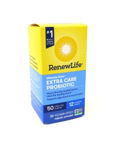 Renew Life Ultimate Flora Extra Care Probiotics 50 Billion - 30 Vegetarian Capsules