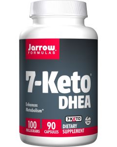 Jarrow Formulas 7-Keto DHEA, Enhances Metabolism, 100 mg, 90 Caps"