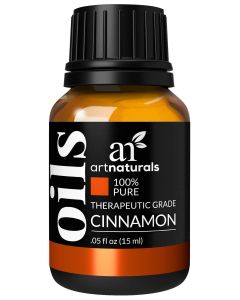 artnaturals 100% Pure Cinnamon Leaf Essential Oil - (.5 Fl Oz / 15ml) - Undiluted Therapeutic Grade - Vitality Wellness and Warmth Cinnamon Essential Oil 0.51 Fl Oz (Pack of 1)