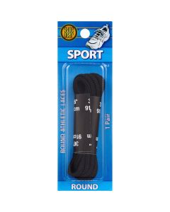 Shoe Gear Round Athletic Laces 36 Inches Black