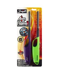 Scripto Aim'n Flame II Multi-Purpose Lighter, 2 ct