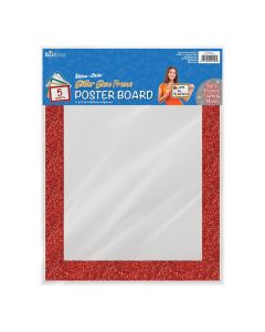 Ultra Brite Glitter Glam Poster Board, 11"x14", Assorted Colors