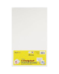 Royal Brites E-Z Print Sign Board, White