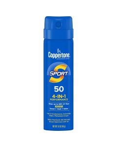 Coppertone Sport Broad Spectrum Sunscreen Spray, Water Resistant, SPF 50, 1.6 OZ