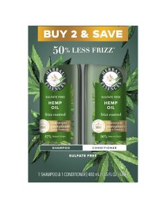 Herbal Essences Hemp & Aloe Frizz Control Shampoo & Conditioner 13.5 fl oz