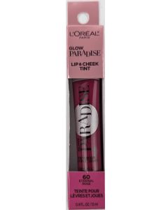 L'Oréal Paris Glow Paradise Lip & Cheek Tint - 60 Eternal Rose - 0.4 fl. oz.