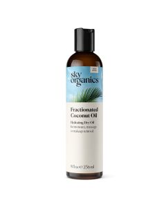 Sky Organics Fractionated Coconut Oil to Moisturize Face and Body, 8 fl oz"