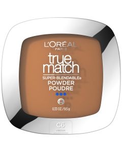 L'Oreal Paris True Match Super-Blendable Oil Free Makeup Powder, Soft Sable, 0.33 oz."