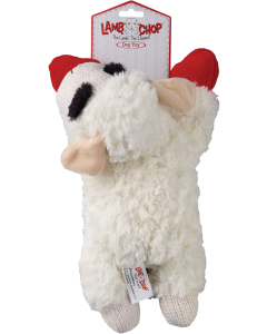 Lamb Chop Stuffed Dog Toy