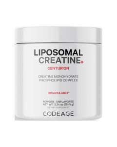 Codeage Liposomal Creatine Monohydrate Powder Supplement, Unflavored, 1-Month Supply, 30 Servings"