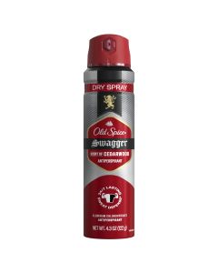 Old Spice Men's Antiperspirant Deodorant Invisible Dry Spray, Swagger Scent, 4.3oz"