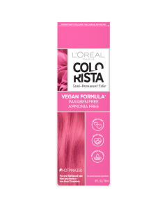 L'Oreal Paris Colorista Semi Permanent Hair Color, Light Bleached Blondes Hot Pink"