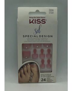 Kiss + Impress Press on Nails + Toe Nails Variation