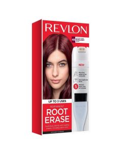 Revlon Root Erase Permanent Hair Color, At-Home Root Touchup Hair Dye with Applicator Brush for Multiple Use, 100% Gray Coverage, 4B Burgundy, 3.2 fl oz"