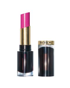 Revlon Super Lustrous Glass Shine Lipstick, Moisturizing Lipstick with Aloe - Fuchsia Gleam"