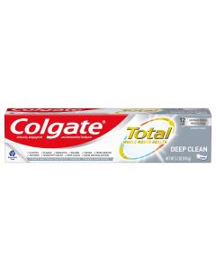 Colgate Total Deep Clean Toothpaste, Whitening Toothpaste, Mint, 1 Pack, 5.1 Oz Tube"